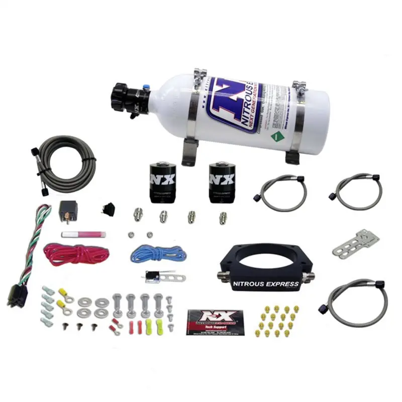 Nitrous Express 1998-2020 Chevrolet Camaro 4Th-6Th Gen Gm Ls 102Mm Nitrous Plate Kit (50-400Hp) W 5Lb Bottle 1