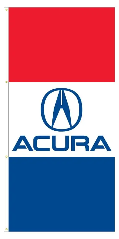 Auto Dealer Patriotic Horizontal Drapes - 3-1/2' × 7-1/2' Nylon Drapes For Car Dealerships - Canvas Heading, Single-Sided Printing, 4 Grommets, 4 Self-Locking Straps 1