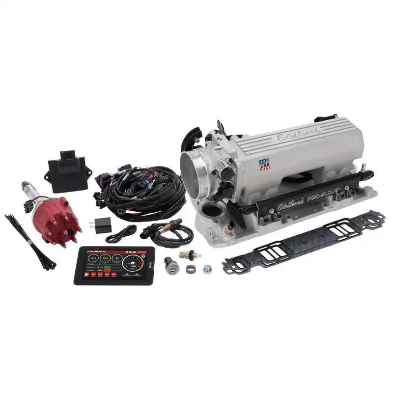 Edelbrock 1980-1986 Chevrolet Camaro 2Nd-3Rd Gen Pro Flo 4 Xt Efi System Seq Port Sbc & Earlier 550 Max Hp 29Lb Hr Satin Finish 1