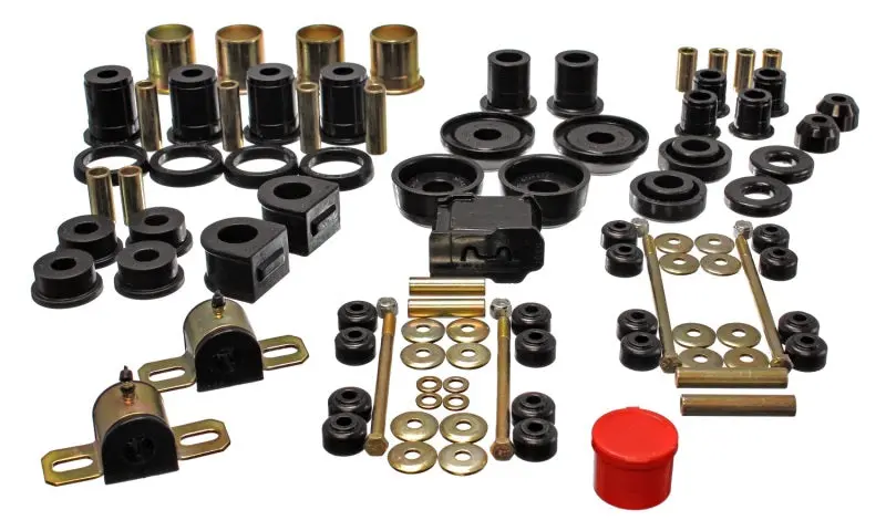 Energy Suspension 1993-2002 Chevrolet Camaro 4Th Gen Black Hyper-Flex Master Bushing Set 1