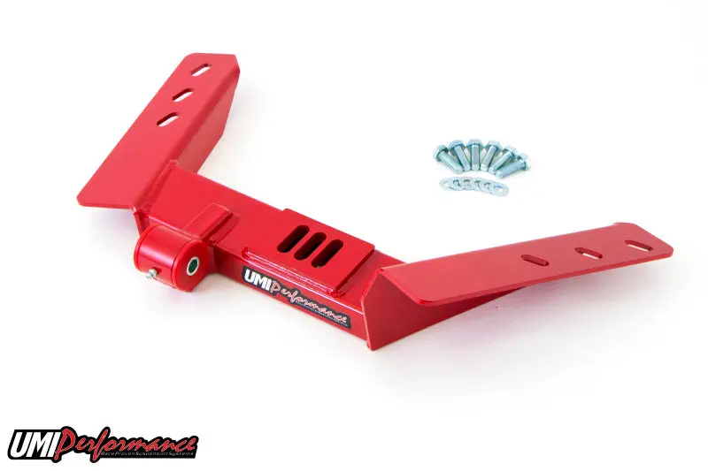 Umi Performance 1982-1992 Chevrolet Camaro 3Rd Gen Gm F-Body Th400 Tunnel Brace Front Mount- Red 1