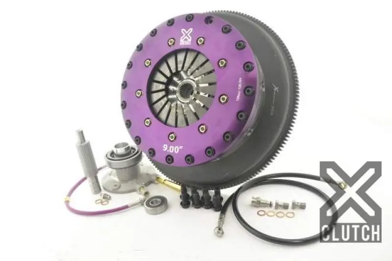 Xclutch 2012-2015 Chevrolet Camaro 5Th Gen Cts V 6.2L 9In Triple Solid Ceramic Clutch Kit 1