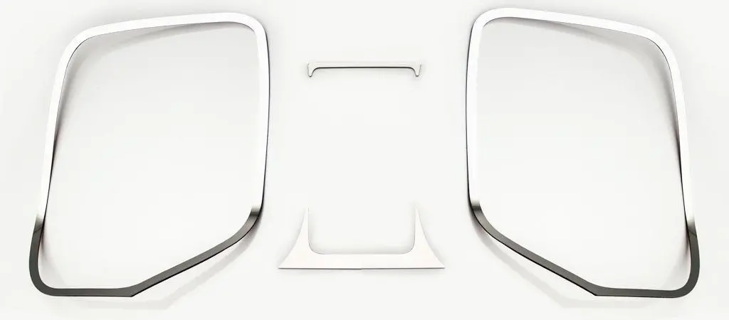 5Th Gen Camaro Dashboard Gauge Cluster Trim Kit - 4Pc Polished Stainless Steel 1