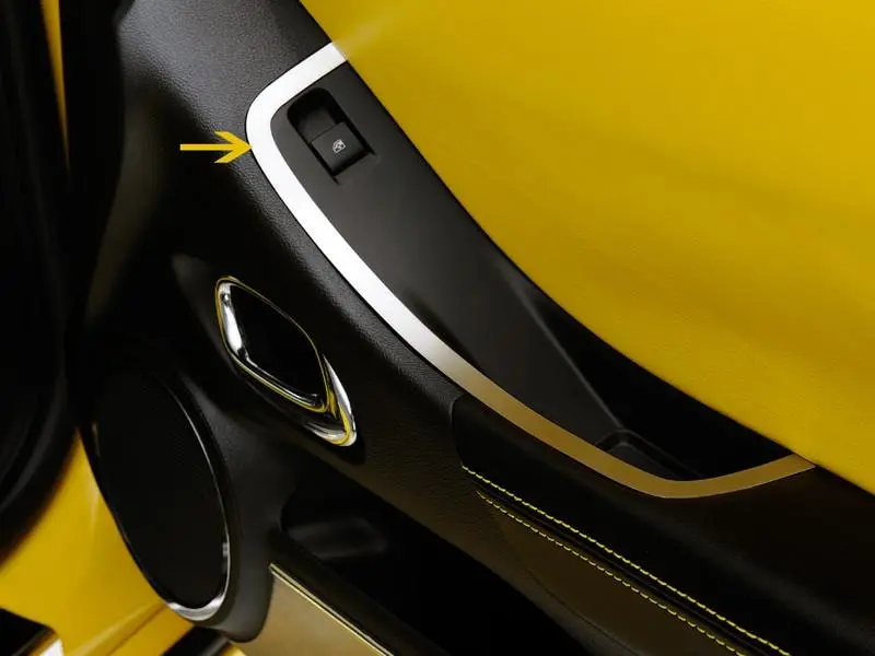 5Th Gen Camaro Door Handle Pull Trim 2Pc - Brushed Stainless Steel 2