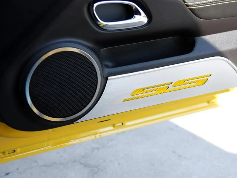5Th Gen Camaro Door Speaker Trim Rings 2Pc - Polished Stainless Steel 2