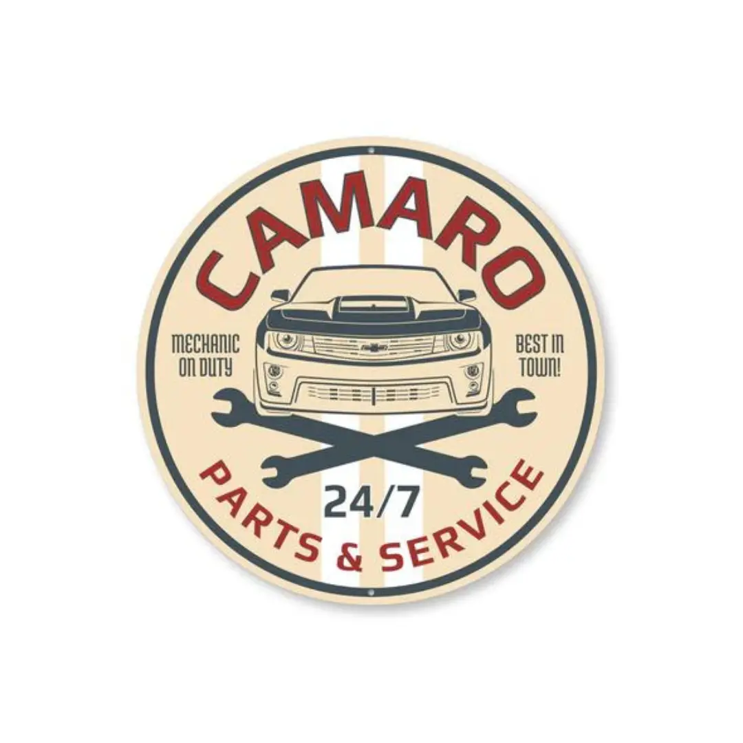 5Th Gen Camaro Parts & Service Aluminum Sign 1