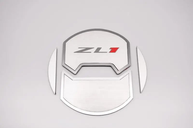 5Th Gen Camaro Round A/C Vent Covers "Zl1" - 8Pc Brushed Stainless Steel 1