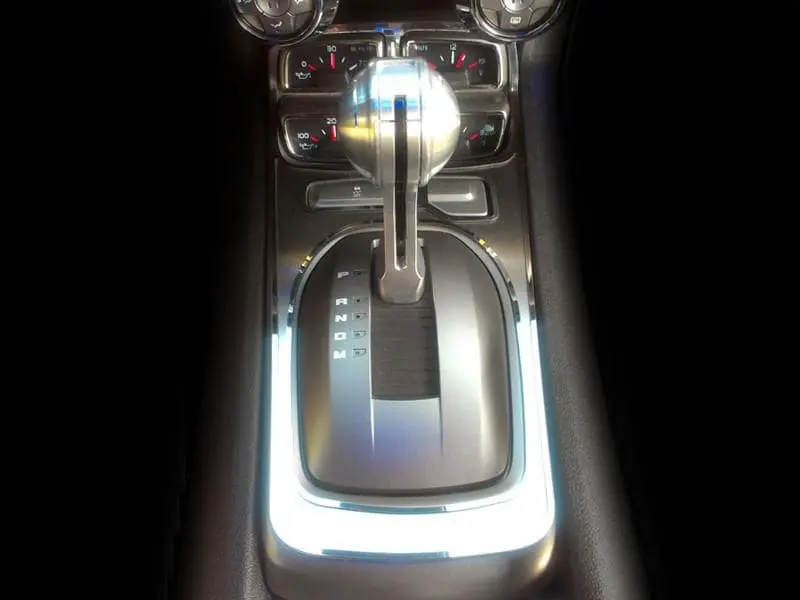 5Th Gen Camaro Shifter Plate Trim W/ Gauge Cluster - Stainless Steel (Automatic) 1