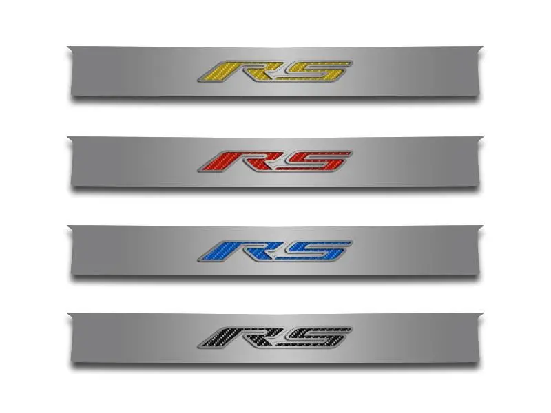 5Th Gen Camaro Trunk Lid Plate "Rs" - Stainless Steel 2010-2013 3