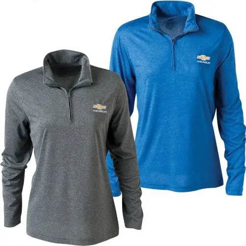 Chevrolet Bowtie Ladies Cool & Dry Performance 1/4 Zip Jacket 1