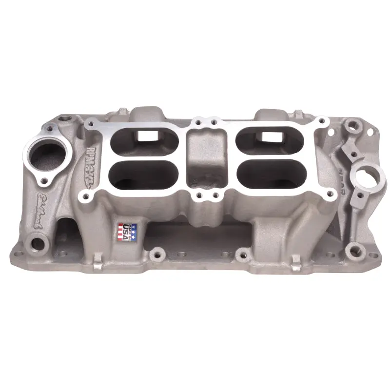 Edelbrock 1980-1986 Chevrolet Camaro 2Nd-3Rd Gen Performer Rpm Dual-Quad Air-Gap For Small-Block 1