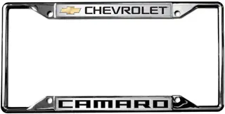 Chevrolet Camaro Chrome License Plate Frame 1