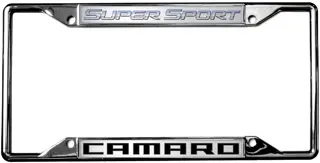 Chevrolet Camaro Super Sport Chrome License Plate 1