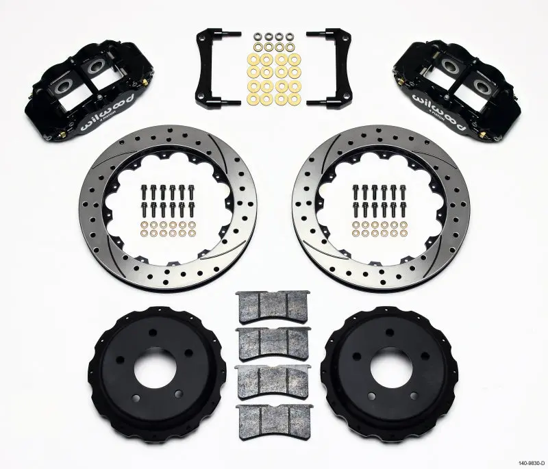 Wilwood 1998-2002 Chevrolet Camaro 4Th Gen Narrow Superlite 4R Rear Kit 12.88In Drilled 1