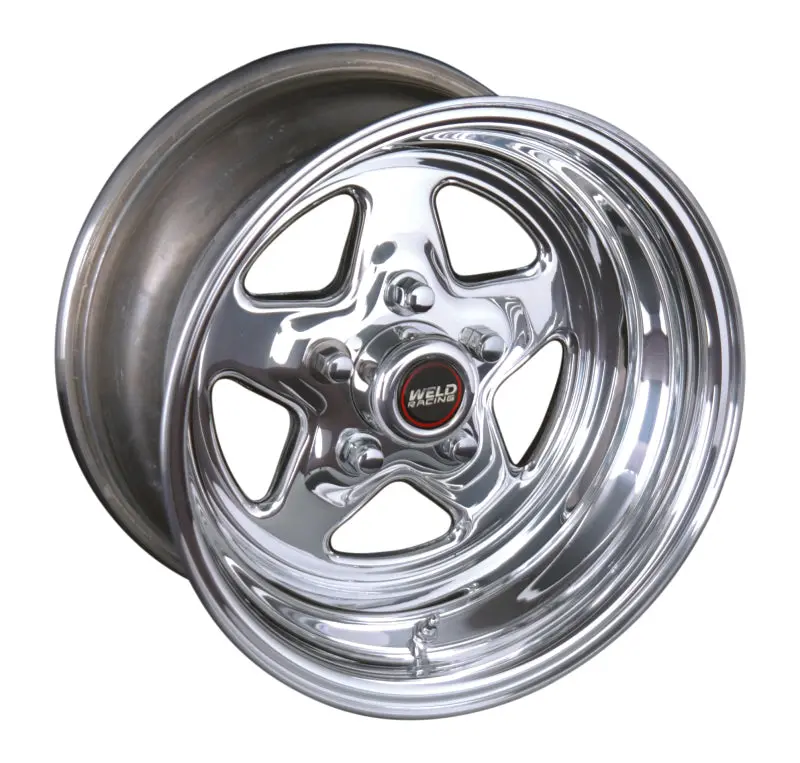 Weld 1982-1992 Chevrolet Camaro 3Rd Gen Prostar 15X7 5X4.75 Bp 4.5In. Bs Polished Wheel Non-Beadlock 1