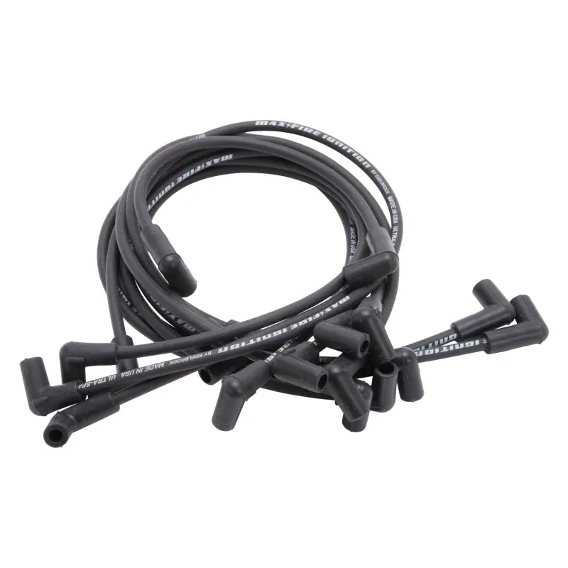 Edelbrock 1974-1976 Chevrolet Camaro 2Nd Gen Spark Plug Wire Set Sbc V8 500 Ohm Resistance Black (Set Of 9) 1