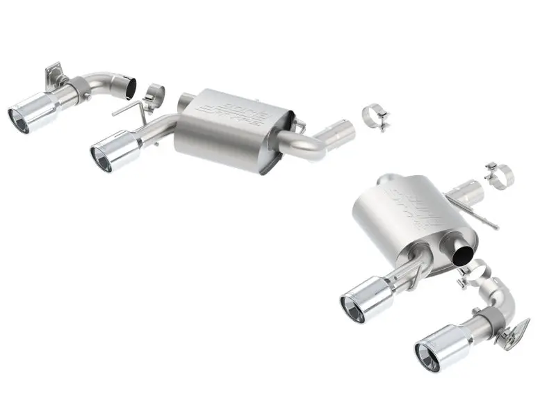 Borla 2016-2024 Chevrolet Camaro 6Th Gen 16 Ss 6.2L W Dual Npp S-Type Quad Rd Rl Tips Dual Exit Rear Section Exhaust 1