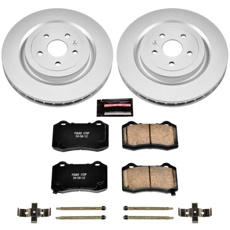 Powerstop 2010-2023 Chevrolet Camaro 5Th-6Th Gen Power Stop Rear Z17 Evolution Geomet Coated Brake Kit 1