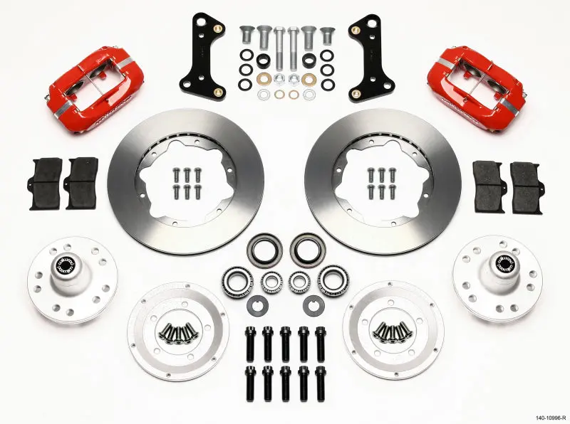 Wilwood 1967-1969 Chevrolet Camaro 1St Gen Forged Dynalite Front Kit 11.00In Red 1