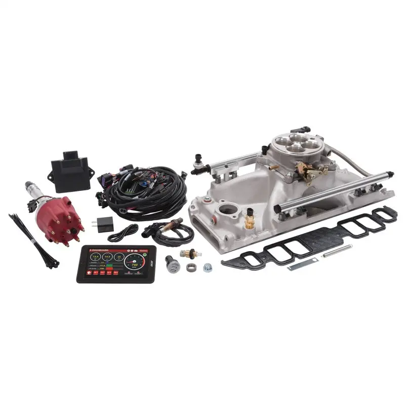 Edelbrock 1967-1972 Chevrolet Camaro 1St-2Nd Gen Pro Flo 4 Efi System Seq Port Bbc Rect Port 9.8 Deck 775 Max Hp 60Lb Hr Satin Finish 1