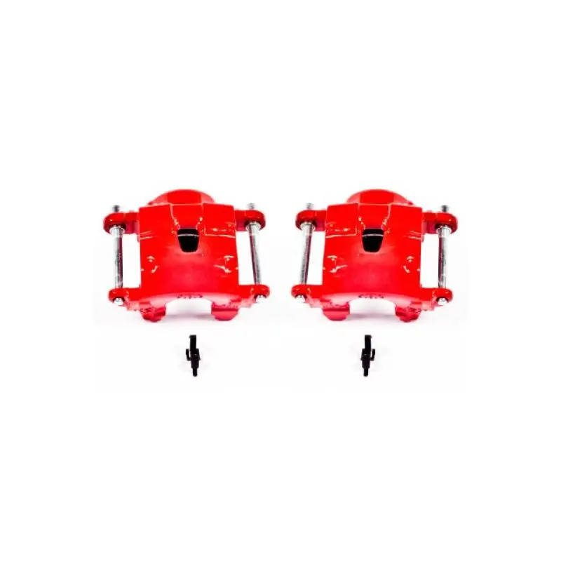 Powerstop 1982-1992 Chevrolet Camaro 3Rd Gen Power Stop Ii Front Red Calipers W O Brackets Pair 1