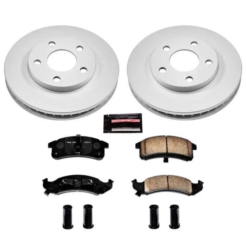 Powerstop 1994-1997 Chevrolet Camaro 4Th Gen Power Stop Lesabre Front Z17 Evolution Geomet Coated Brake Kit 1