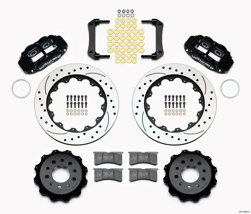 Wilwood 2010-2017 Chevrolet Camaro 5Th-6Th Gen 5Th- Narrow Superlite 4R Rear Kit 14.00In Drilled Morrison Multilink Irs ( Based) 1