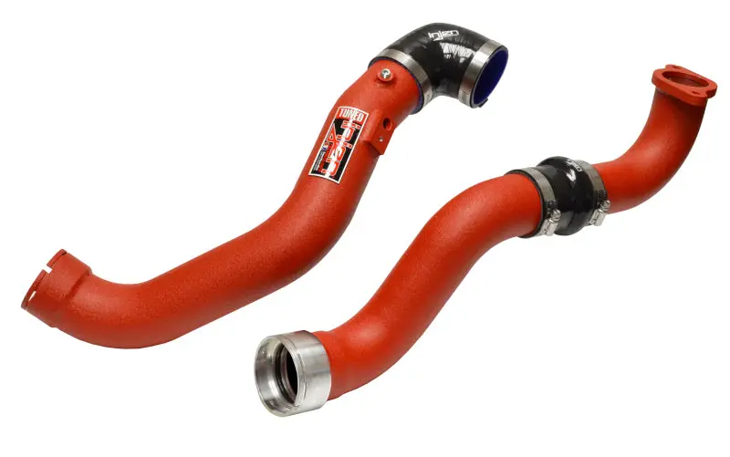 Injen 2016-2023 Chevrolet Camaro 6Th Gen 2.0L Turbo Wrinkle Red Intercooler Piping 1