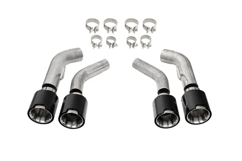 Corsa 2016-2024 Chevrolet Camaro Ss / Zl1 Carbon Fiber 4.5In Twin Tip Kit 1