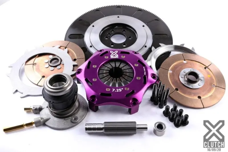 Xclutch 1998-2002 Chevrolet Camaro 4Th Gen Z28 5.7L 7.25In Twin Lightweight Solid Ceramic Clutch Kit 1