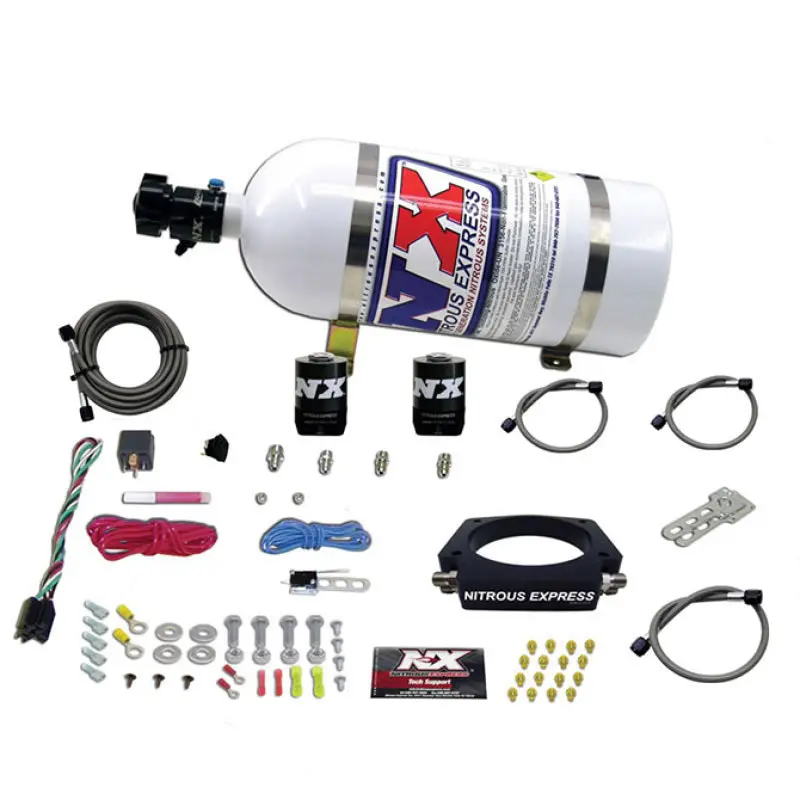 Nitrous Express 1998-2020 Chevrolet Camaro 4Th-6Th Gen Gm Ls 90Mm Nitrous Plate Kit (50-400Hp) W 10Lb Bottle 1
