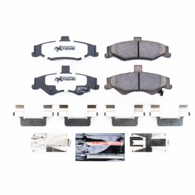Powerstop 1998-2002 Chevrolet Camaro 4Th Gen Power Stop Rear Z26 Extreme Street Brake Pads W Hardware 1