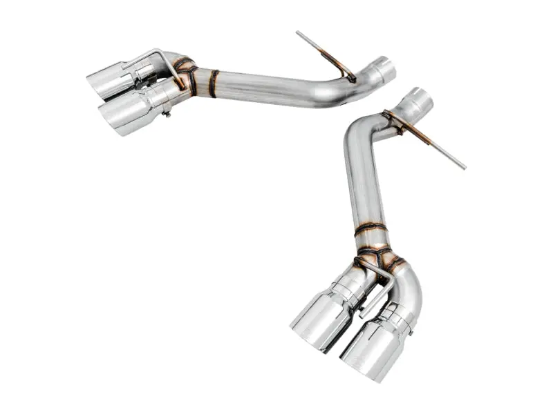 Awe Tuning 2016-2024 Chevrolet Camaro 6Th Gen Ss Axle-Back Exhaust Track Edition (Quad Chrome Silver Tips) 1