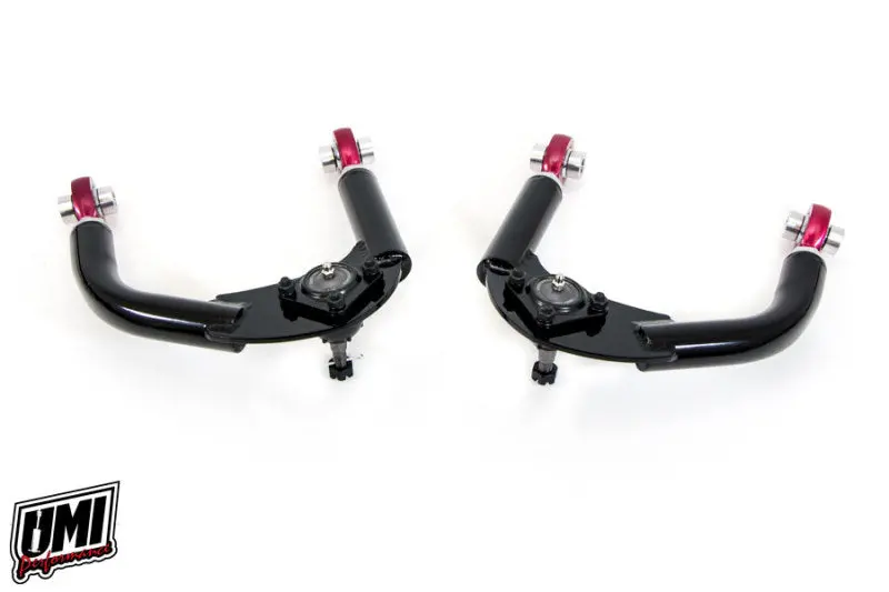 Umi Performance 1982-2002 Chevrolet Camaro 3Rd-4Th Gen Gm F-Body Upper A-Arm Adj. Drag Crmo Black 1
