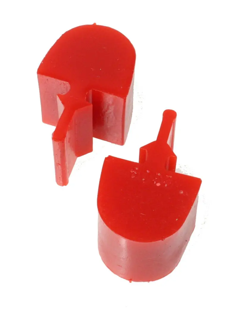 Energy Suspension 1975-1981 Chevrolet Camaro 2Nd Gen Gm Pull Thru Style Red Bump Stop Set 1