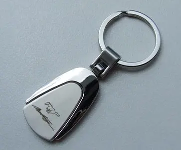 Key Ring Mustang Running Horse And Script - Discontinued 1