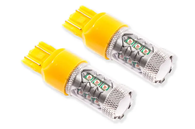 Diode Dynamics 2014-2024 Chevrolet Camaro 5Th-6Th Gen 7443 Led Bulb Xp80 Led Amber (Pair) 1