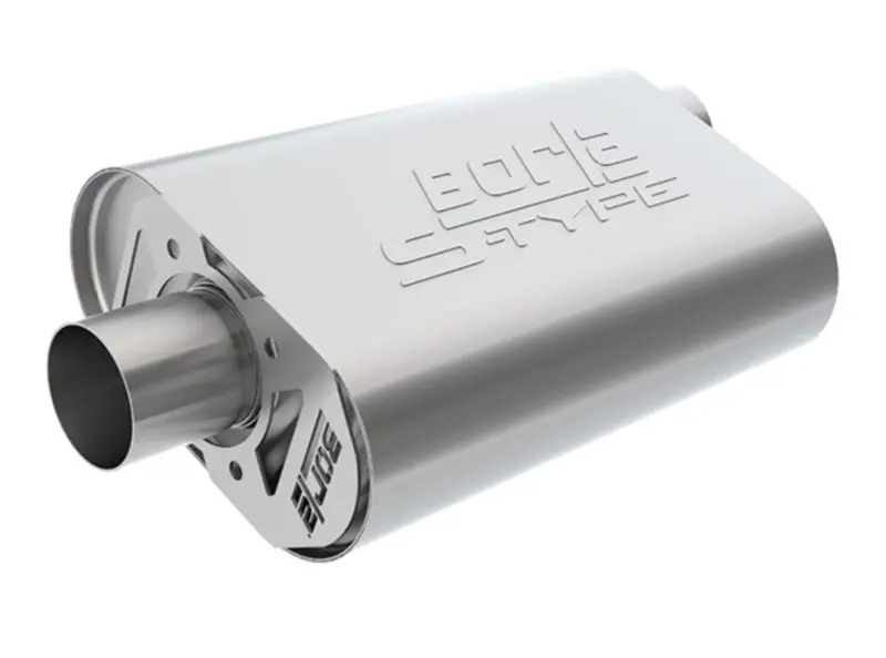 Borla 2010-2015 Chevrolet Camaro 5Th Gen Stainless Steel Oval S-Type 2.5In Inlet Outlet Crate Exhaust Muffler 1