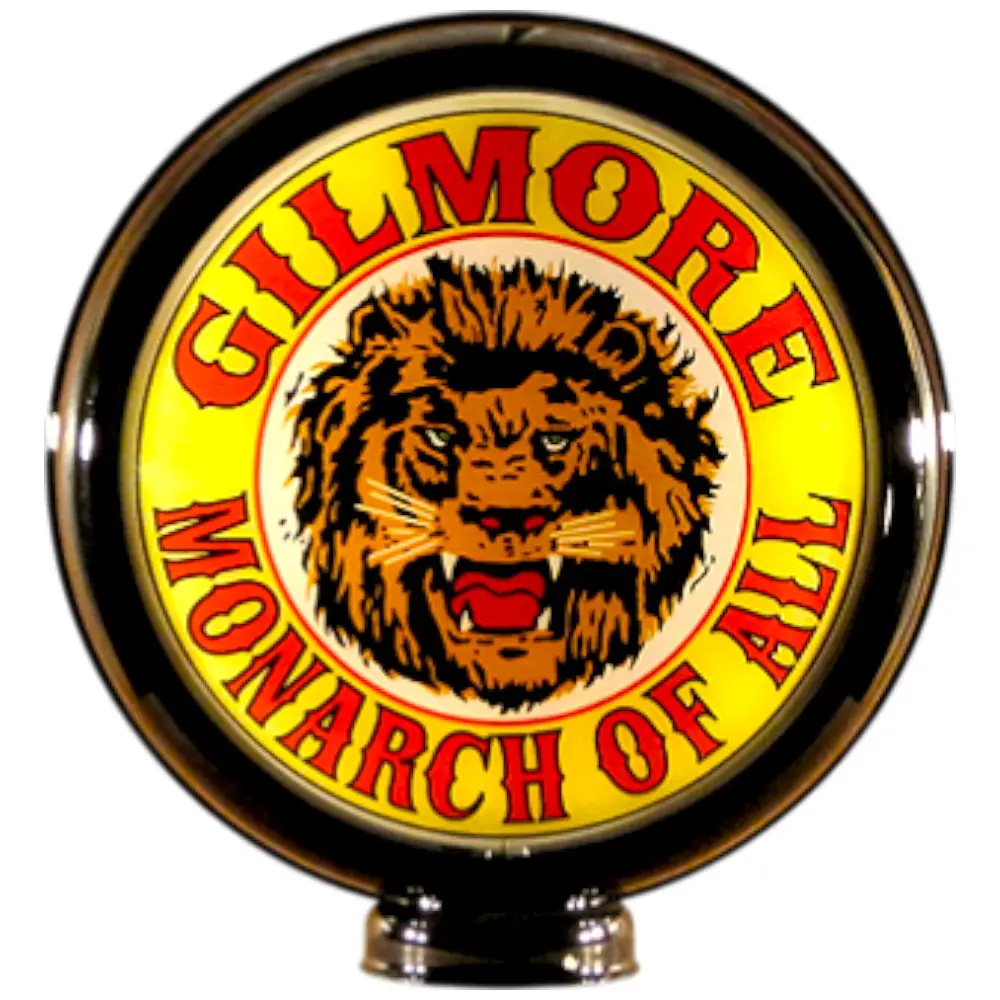 Glimore Monarch Of All Lighted Globe Gas Pump Topper 1