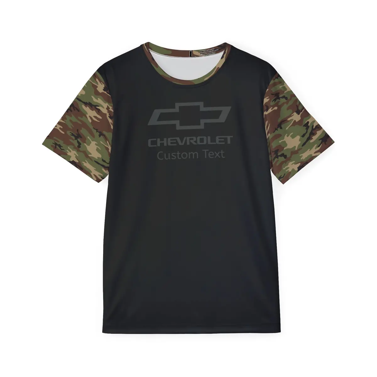 Personalized Chevy Bowtie Camo Men's Sports Jersey Tee 3