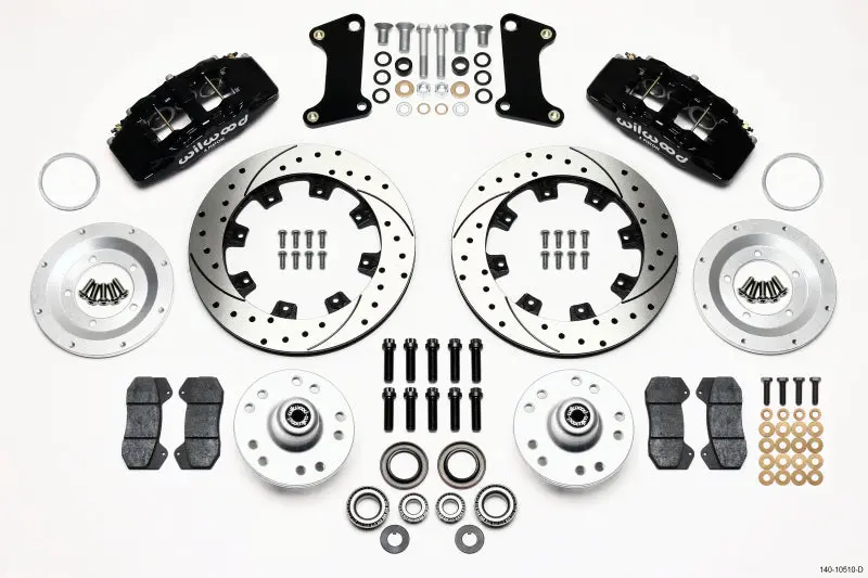 Wilwood 1967-1969 Chevrolet Camaro 1St Gen Dynapro 6 Front Hub Kit 12.19In Drilled (*Line Kit Needed*) 1