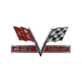 Camaro 427 Fender Emblem, 1967 Metal Sign 1