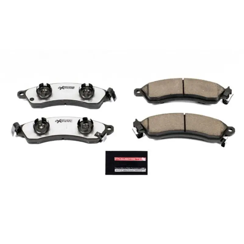 Powerstop 1987-1992 Chevrolet Camaro 3Rd Gen Power Stop Front Z26 Extreme Street Brake Pads W Hardware 1