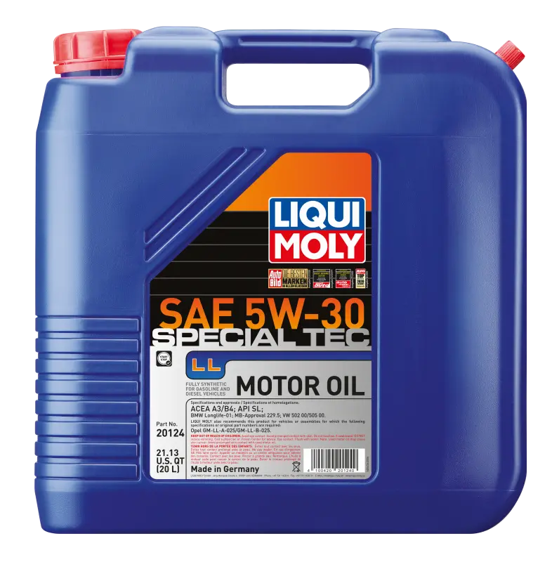 Liqui Moly 1993-2002 Chevrolet Camaro 4Th Gen 20L Special Tec Ll Motor Oil Sae 5W30 2