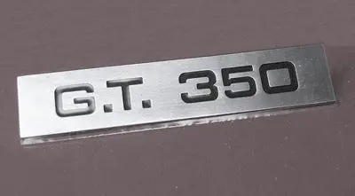 Tail Light Panel Badge 1965-1966 Gt 350 1
