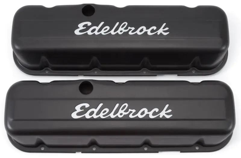 Edelbrock 1967-1972 Chevrolet Camaro 1St-2Nd Gen Valve Cover Signature Series And Later 396-502 V8 Tall Black 1