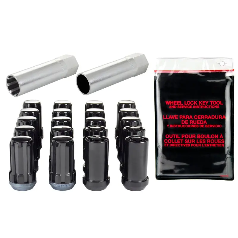 Mcgard 2010-2023 Chevrolet Camaro 5Th-6Th Gen Splinedrive Tuner 5 Lug Install Kit W Locks & Tool (Cone) M14x1.5 22Mm Hex Blk 2