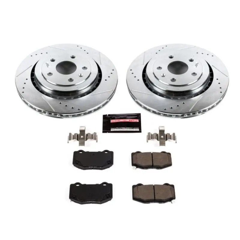 Powerstop 2016-2023 Chevrolet Camaro 6Th Gen Power Stop Ats Rear Z23 Evolution Sport Brake Kit 1