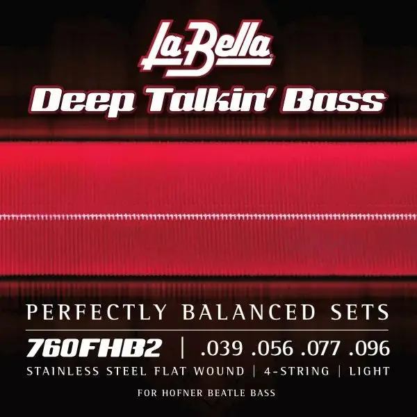 La Bella Deep Talkin’ Bass “Beatle” Bass Stainless Flats – 39-96 760Fhb2 Light 1