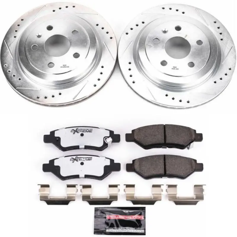 Powerstop 2010-2015 Chevrolet Camaro 5Th Gen Power Stop Rear Z26 Street Warrior Brake Kit 1